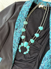 Load image into Gallery viewer, Turquoise Chunky Squash Necklace