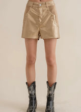 Load image into Gallery viewer, The Urban Cowboy Shorts - Gold