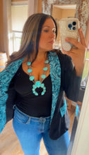 Load image into Gallery viewer, Turquoise Chunky Squash Necklace