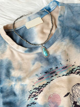 Load image into Gallery viewer, Turquoise Teardrop Pendant Choker