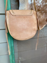 Load image into Gallery viewer, Leather Concho Crossbody - Tan