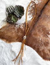 Load image into Gallery viewer, Thunderbird Suede Necklace - Camel