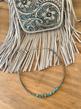 Load image into Gallery viewer, Silver Navajo Style Pearl Gemstone Necklace