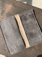 Load image into Gallery viewer, Croc Leather Slim Wallet