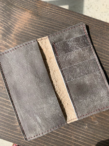 Croc Leather Slim Wallet