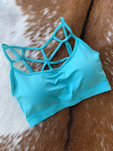 Load image into Gallery viewer, Turquoise Web Bralette