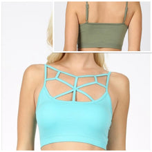 Load image into Gallery viewer, Turquoise Web Bralette